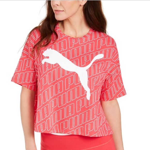 Pink Puma T-Shirt - Picture 1 of 8